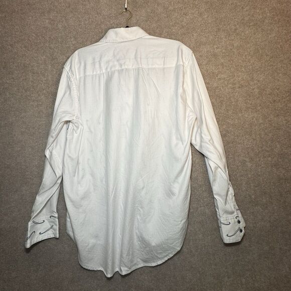 Robert Graham Men’s Large Paisley Button Up Flip Contrast Cuff Art To Wear Shirt - Picture 2 of 14